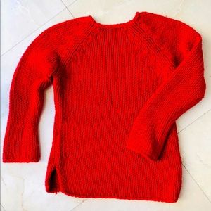 Italian Merino Wool Blend Sweater M